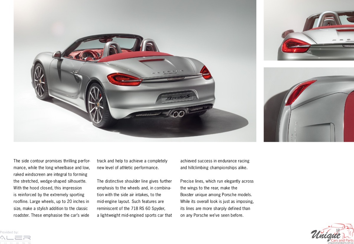 2014 Porsche Boxster Brochure Page 77